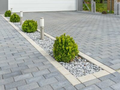 Fakesville block paving driveway