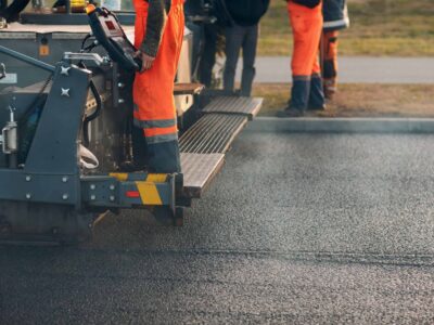 Asphalt road surfacing Fakesville