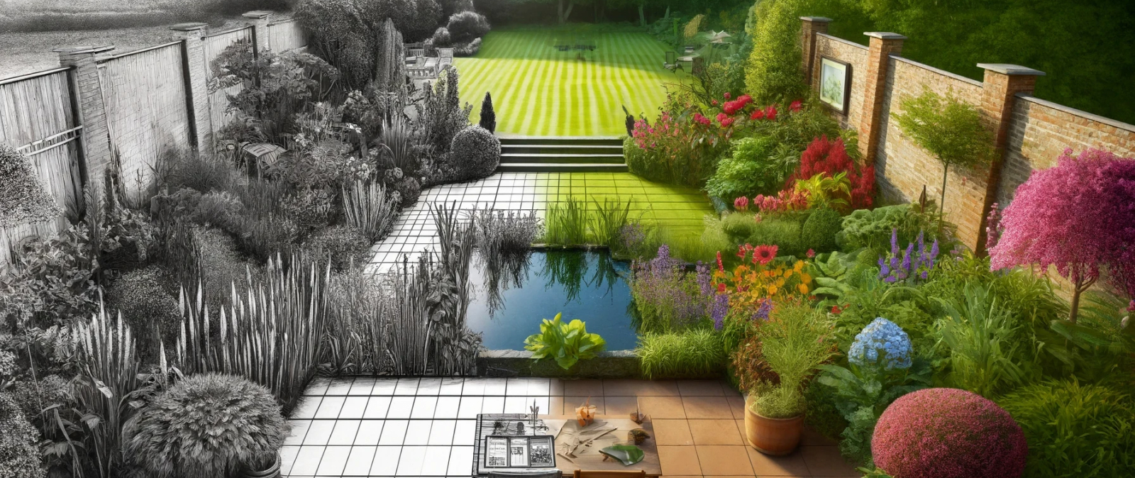 Landscaping design service near Cardiff